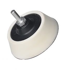 FinoPads FP-22232 ΠΛΑΚΑ ΤΡΙΒΗΣ HOOKIT,ΜΑΛΑΚΗ 20MM,ΘΗΛ-M6, 75MM, ΜΕ ΑΝΤΑΠΤΟΡΑ ΔΡΑΠΑΝΟΥ Φ6 (ΑΣΠΡΗ)