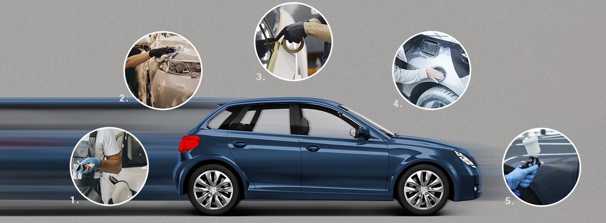 χρώματα αυτοκινήτων και βαφές